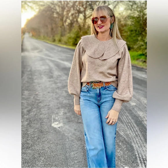 The tea time sweater size large - Picture 2 of 5